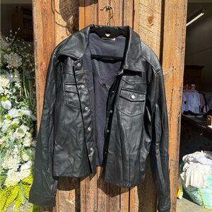 Altar'd State Black Leather Jacket